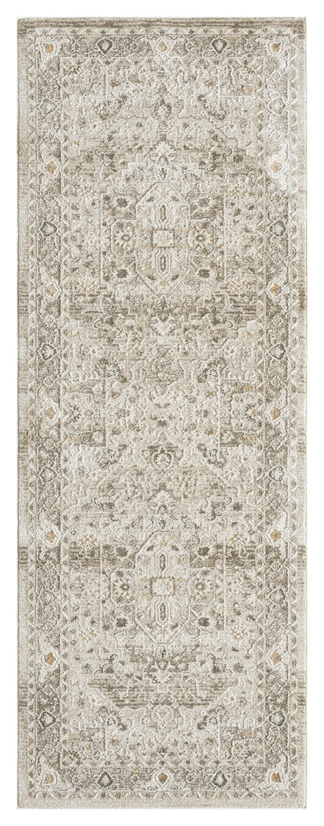United Weavers Lexington Penny Beige Rug - runner front view