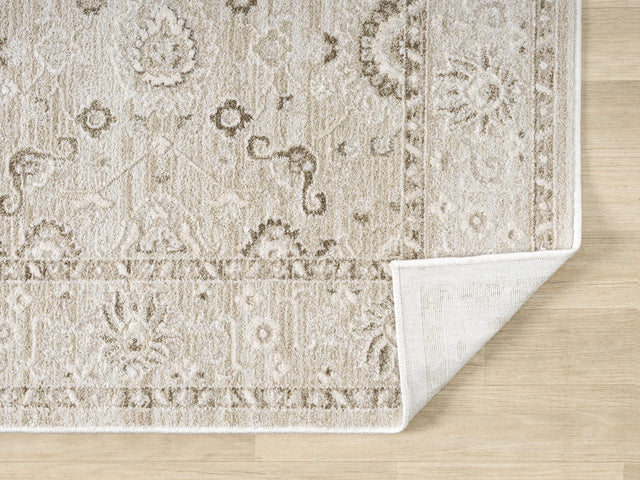 United Weavers Lexington Rosebud Brown Rug - backing detail