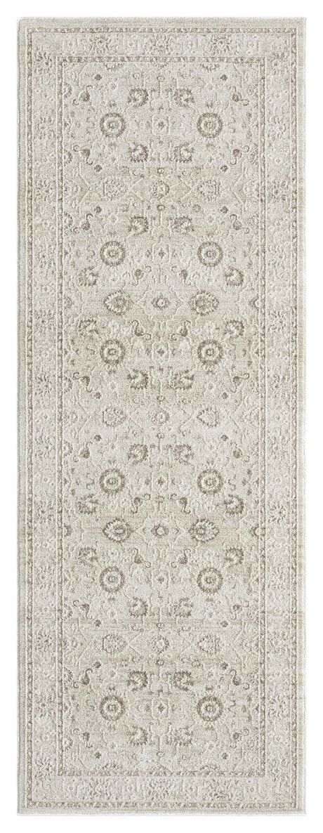 United Weavers Lexington Rosebud Brown Rug - runner front view