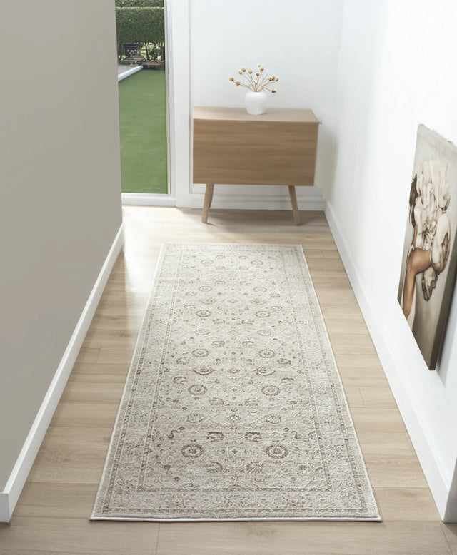 United Weavers Lexington Rosebud Brown Rug - runner room scene