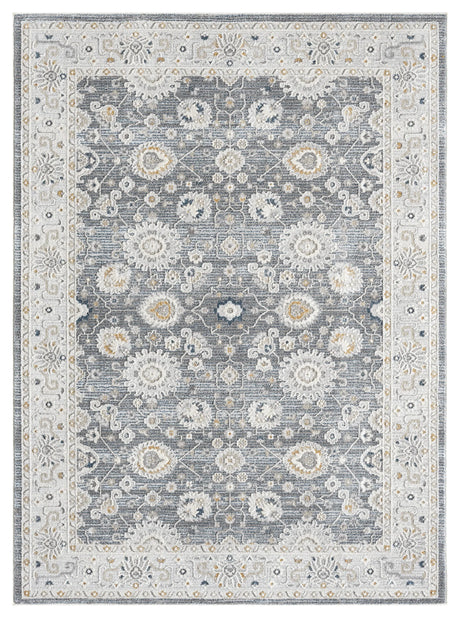 United Weavers Lexington Rosebud Grey Rug - front view