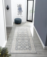 United Weavers Lexington Rosebud Grey Rug - runner room scene