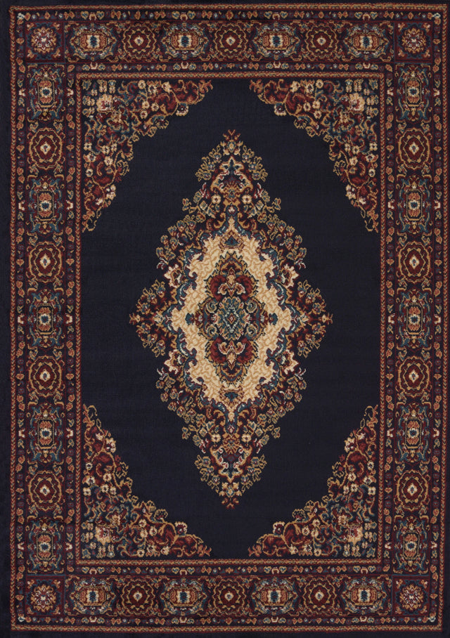 United Weavers Manhattan Cathedral Navy Rug - front view