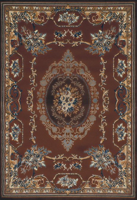 United Weavers Manhattan Lexington Brown Rug - front view