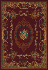 United Weavers Manhattan Lexington Burgundy Rug - front view