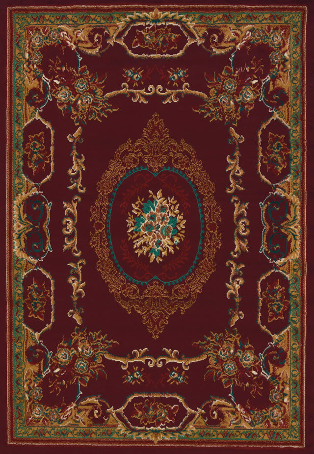 United Weavers Manhattan Lexington Burgundy Rug - front view
