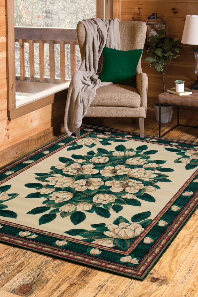 United Weavers Manhattan Magnolia Cream Rug - room scene