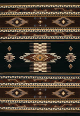 United Weavers Manhattan Phoenix Black Rug - front view