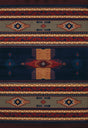 United Weavers Manhattan Phoenix Navy Rug - front view