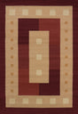 United Weavers Manhattan Time Square Burgundy Rug - front view