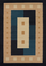 United Weavers Manhattan Time Square Navy Rug - front view