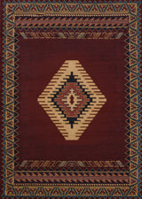 United Weavers Manhattan Tucson Burgundy Rug - front view