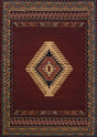United Weavers Manhattan Tucson Burgundy Rug - front view