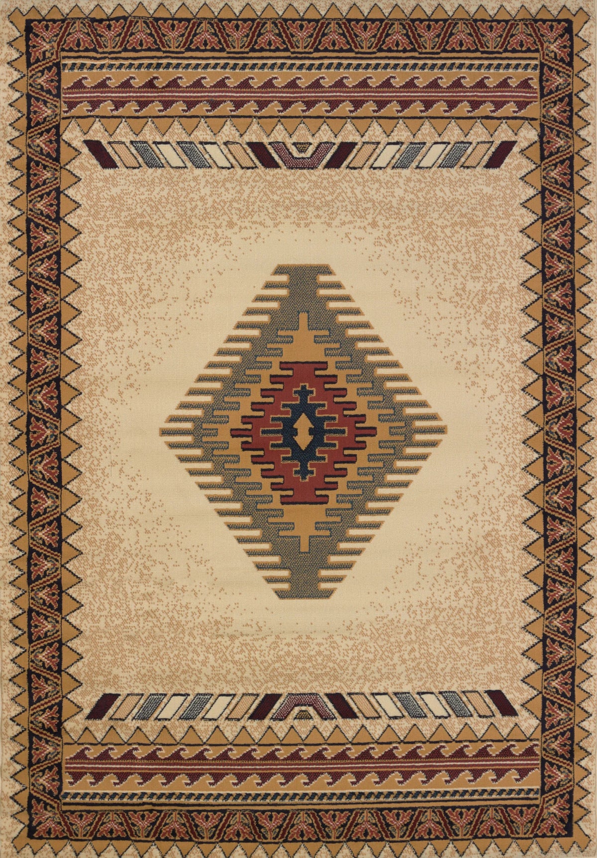 United Weavers Manhattan Tucson Cream Rug - front view