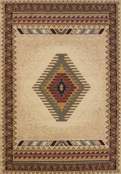 United Weavers Manhattan Tucson Cream Rug - front view