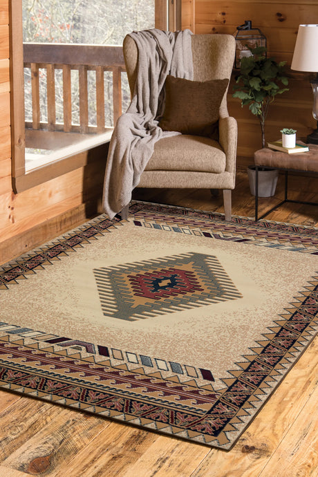United Weavers Manhattan Tucson Cream Rug - room scene