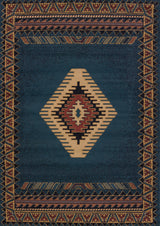 United Weavers Manhattan Tucson LT Blue Rug - front view