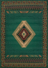 United Weavers Manhattan Tucson LT Green Rug - front view