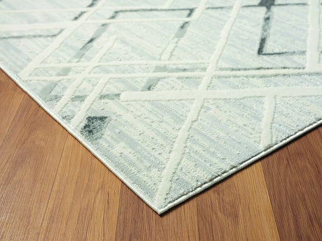 United Weavers Orion Amara Ivory Rug - angle view