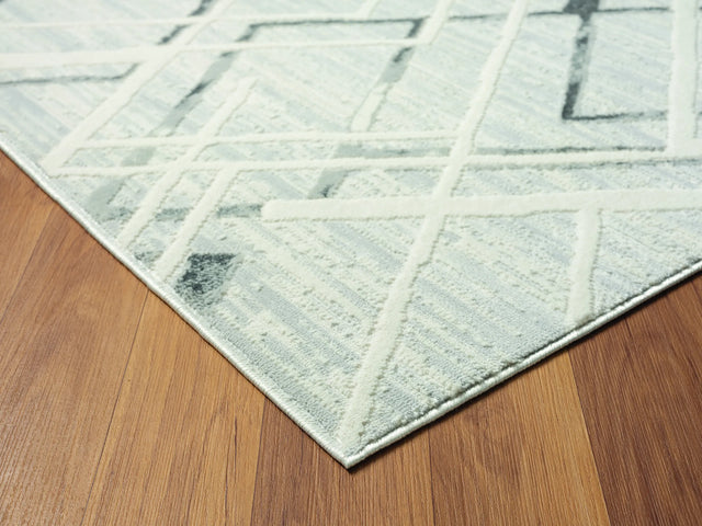United Weavers Orion Amara Ivory Rug - angle view