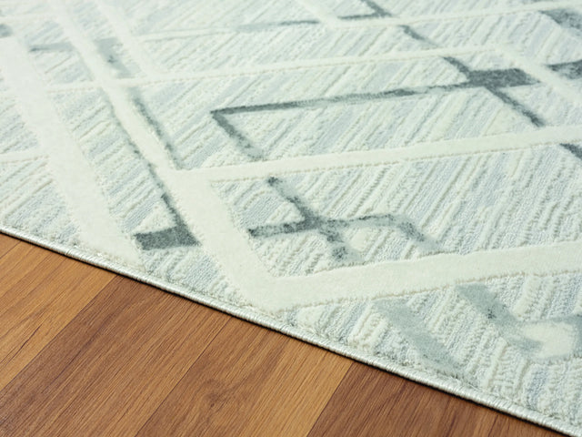 United Weavers Orion Amara Ivory Rug - pile height detail