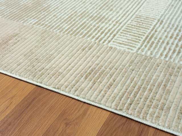 United Weavers Orion Atlas Beige Rug - pile height detail