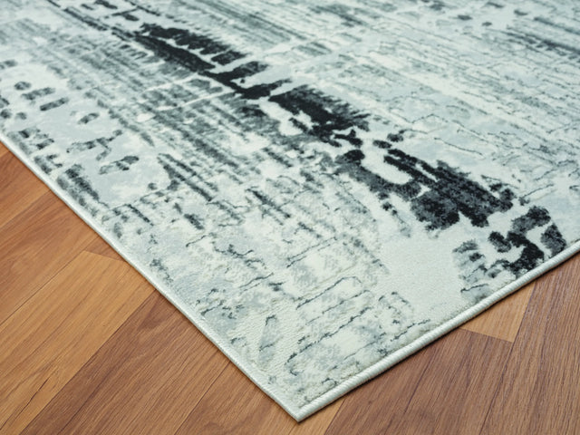 United Weavers Orion Cosmo Grey Rug - angle view