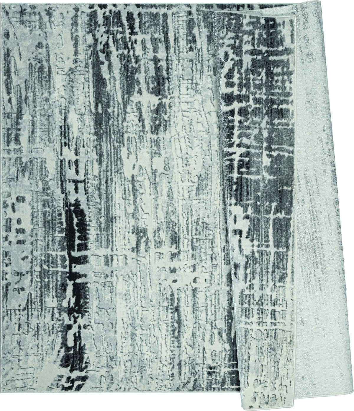 United Weavers Orion Cosmo Grey Rug - backing detail