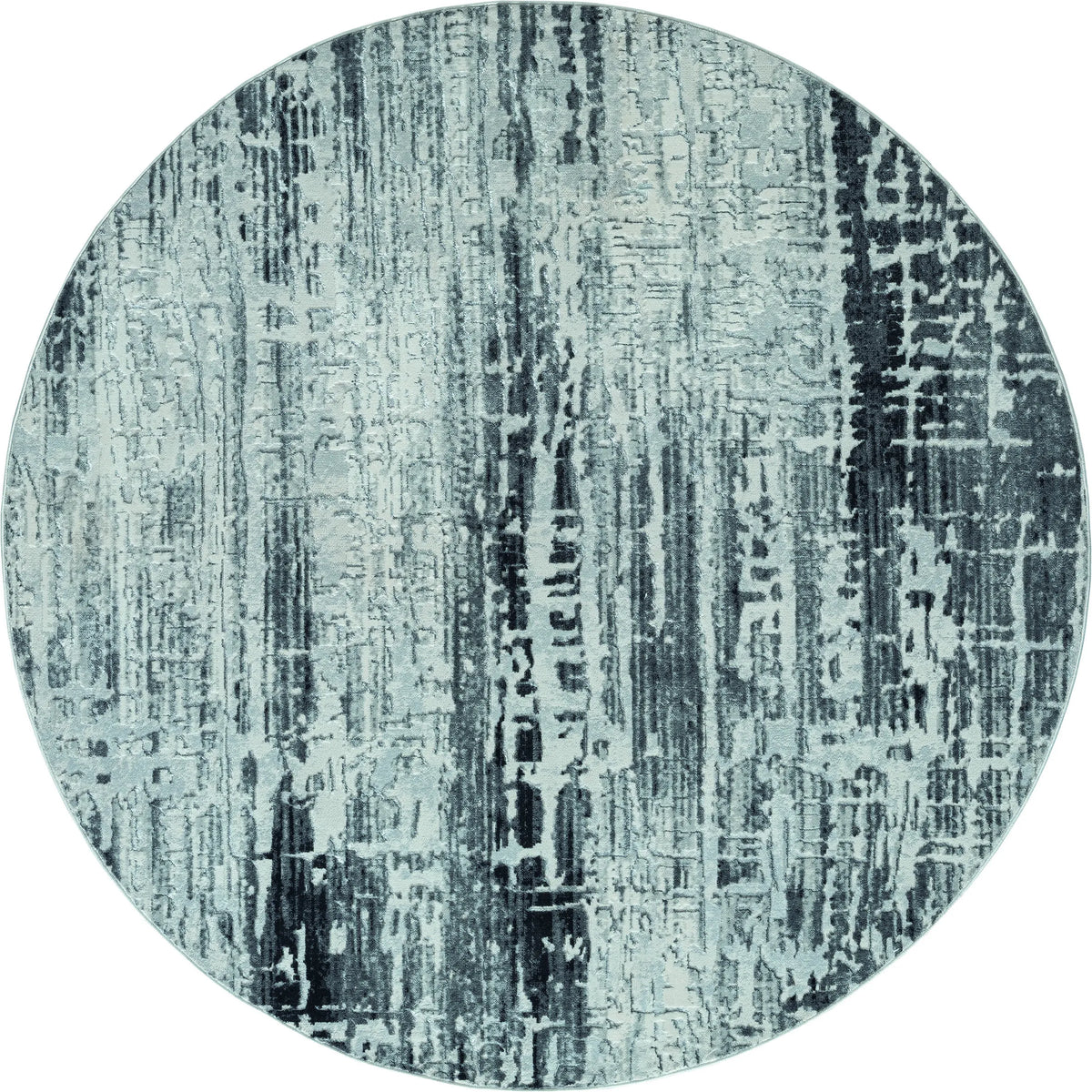 United Weavers Orion Cosmo Grey Rug - round front view