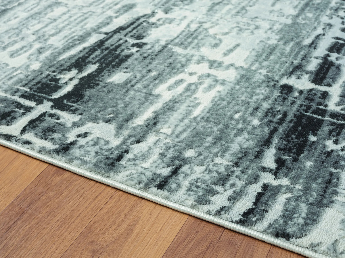 United Weavers Orion Cosmo Grey Rug - pile height detail
