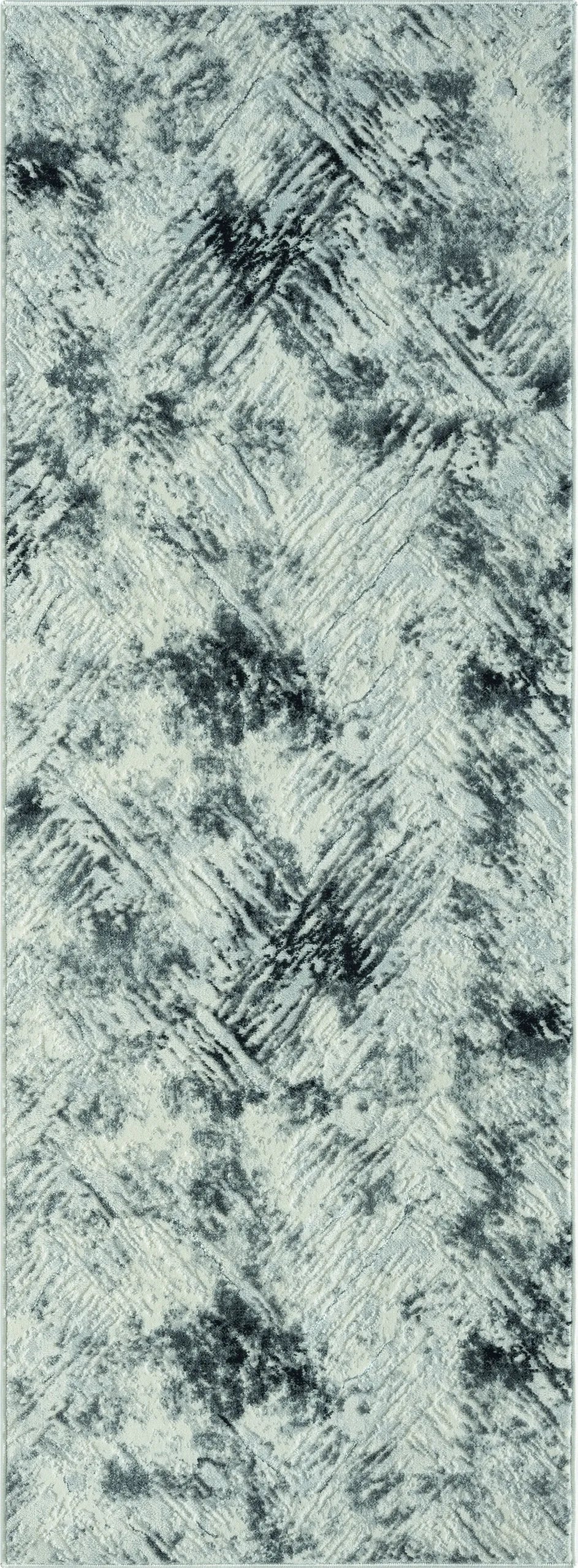 United Weavers Orion Iris Grey Rug - runner front view