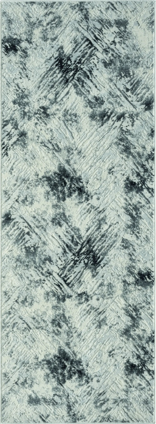 United Weavers Orion Iris Grey Rug - runner front view