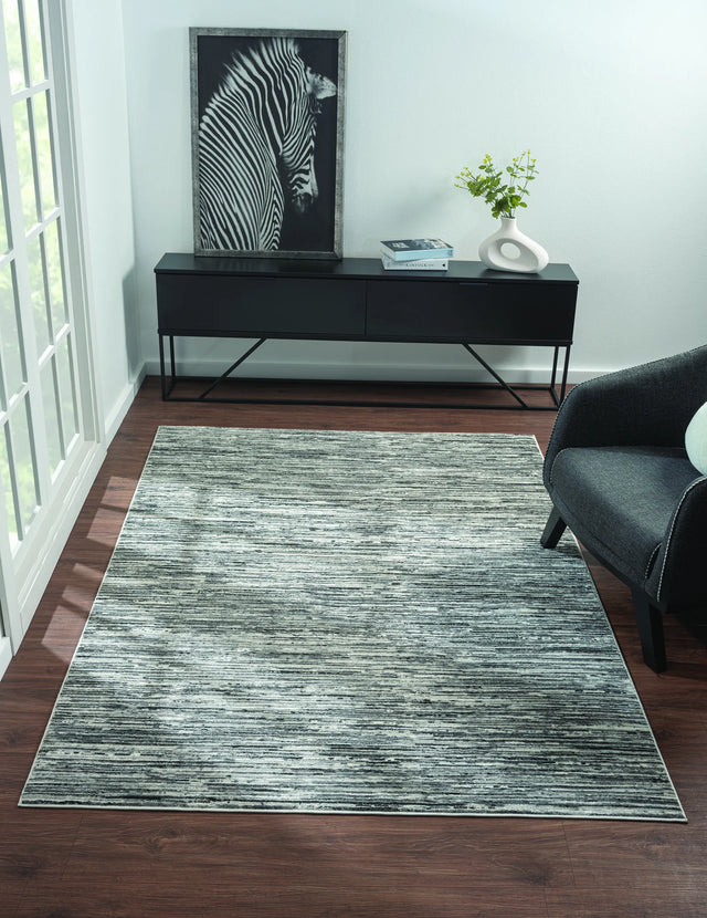 United Weavers Orion Penelope Charcoal Rug - room scene