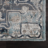United Weavers Portsmouth Ancient Land Blue Rug - angle view
