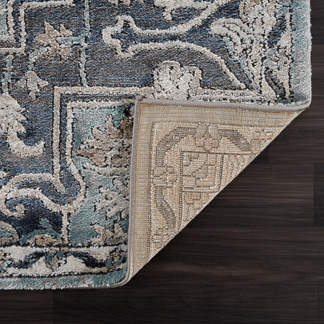 United Weavers Portsmouth Ancient Land Blue Rug - backing detail