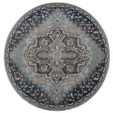 United Weavers Portsmouth Ancient Land Blue Rug - round front view