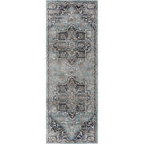 United Weavers Portsmouth Ancient Land Blue Rug - runner front view