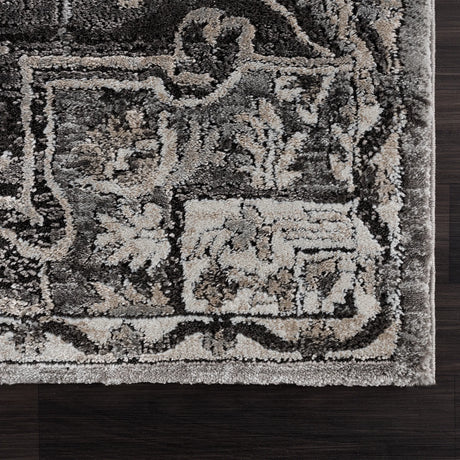 United Weavers Portsmouth Ancient Land Grey Rug - angle view