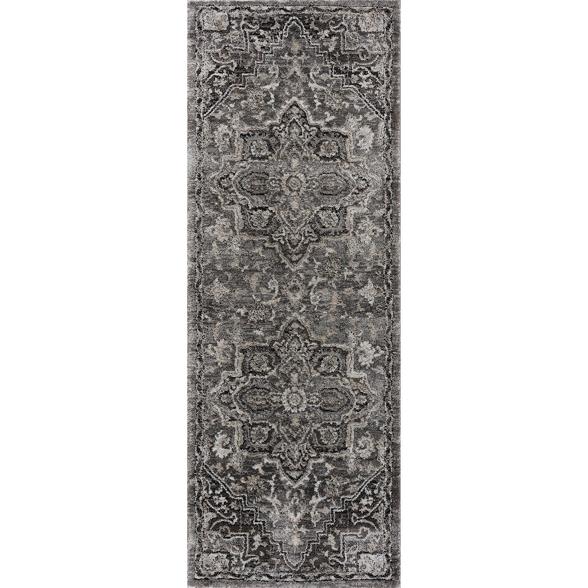 United Weavers Portsmouth Ancient Land Grey Rug - runner front view