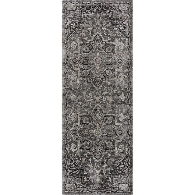 United Weavers Portsmouth Ancient Land Grey Rug - runner front view