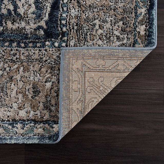 United Weavers Portsmouth Home Sky Blue Rug - backing detail