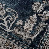 United Weavers Portsmouth Home Sky Blue Rug - close-up detail