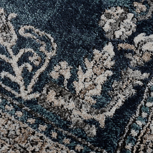 United Weavers Portsmouth Home Sky Blue Rug - close-up detail