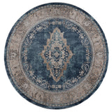 United Weavers Portsmouth Home Sky Blue Rug - round front view