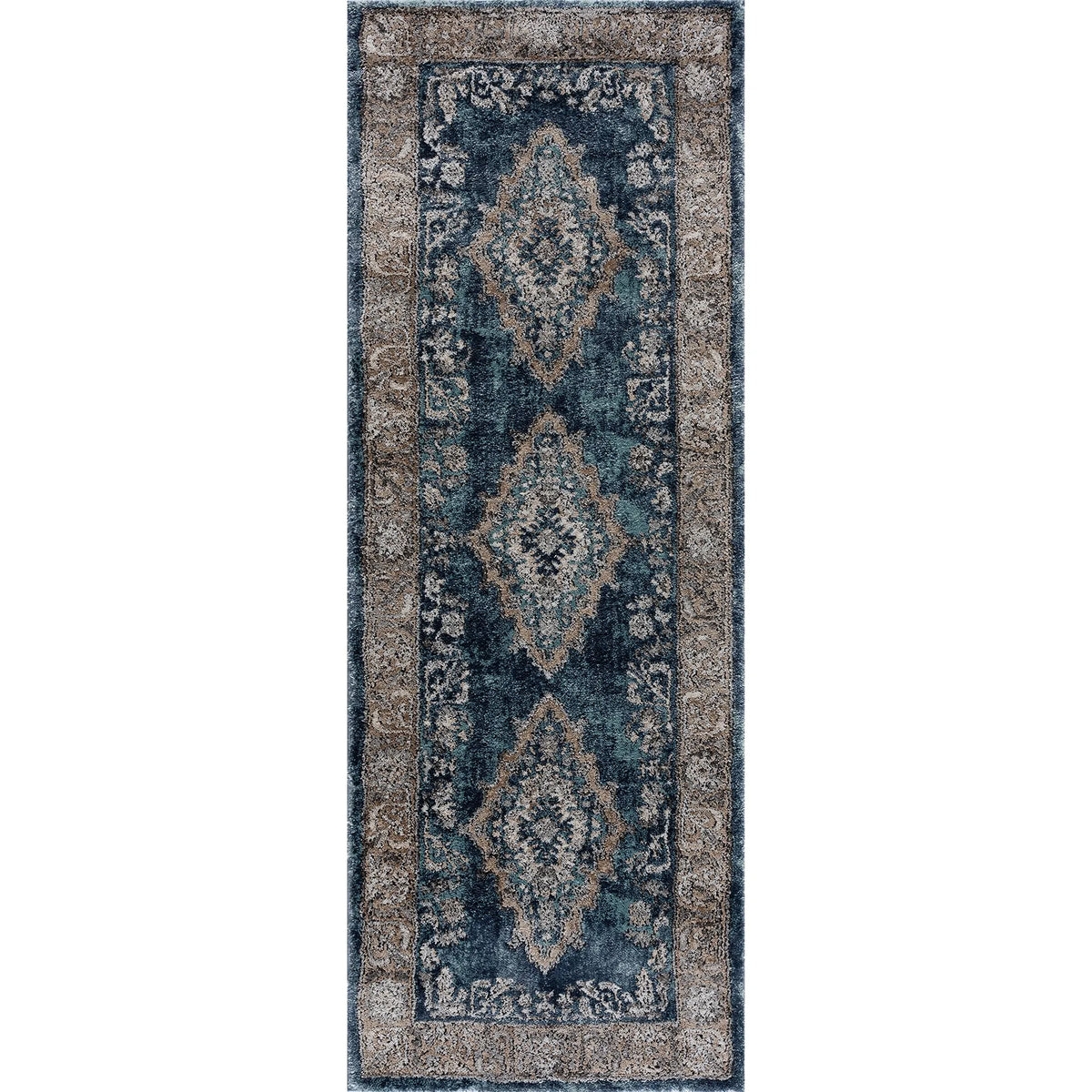 United Weavers Portsmouth Home Sky Blue Rug - runner front view