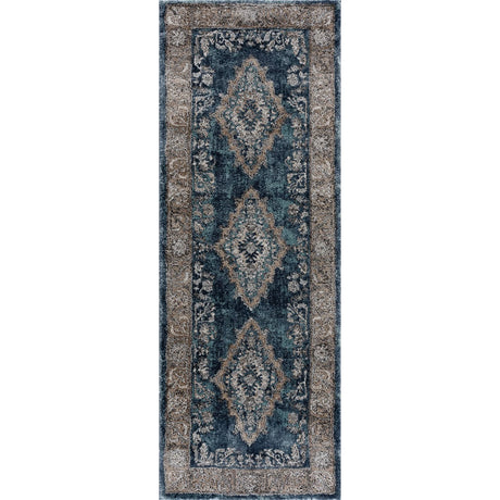 United Weavers Portsmouth Home Sky Blue Rug - runner front view