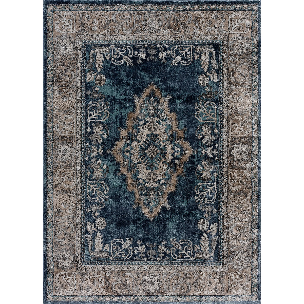 United Weavers Portsmouth Home Sky Blue Rug - front view