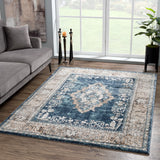 United Weavers Portsmouth Home Sky Blue Rug - room scene
