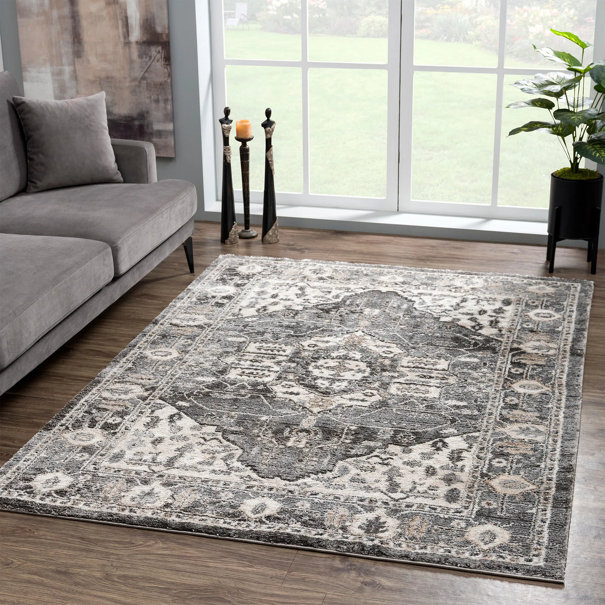United Weavers Portsmouth Originality Grey Rug - room scene