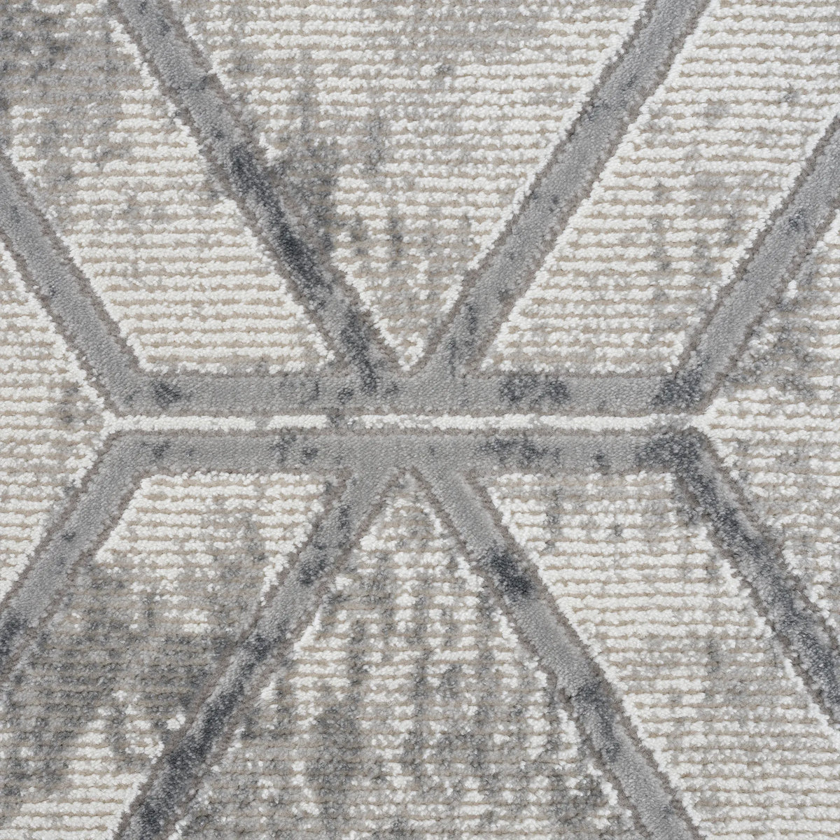 United Weavers Reserve Broadway Grey Rug - close-up detail